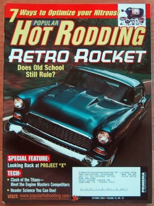 POPULAR HOT RODDING 2003 OCT - PROJECT X, STREET SLEEPERS